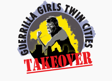 Guerrilla Girls Twin Cities Takeover Logo