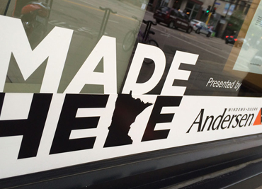 MADE HERE Storefront Window