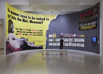 Guerrilla Girl Exhibit at the Walker Art Center